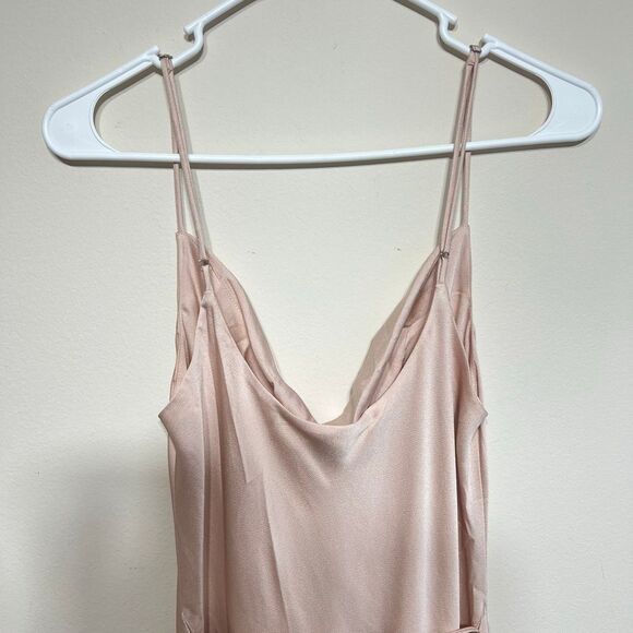 Park & Fifth Rose Satin Belmont Draped Dress Medium Women - Picture 4 of 9